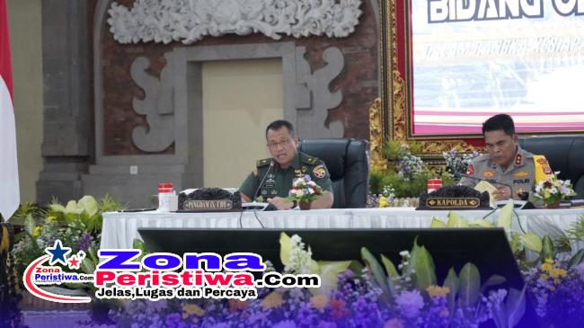 Kasdam IX Udayana Hadiri Rakor Lintas Sektoral Bidang Ops Tahun 2024 Di