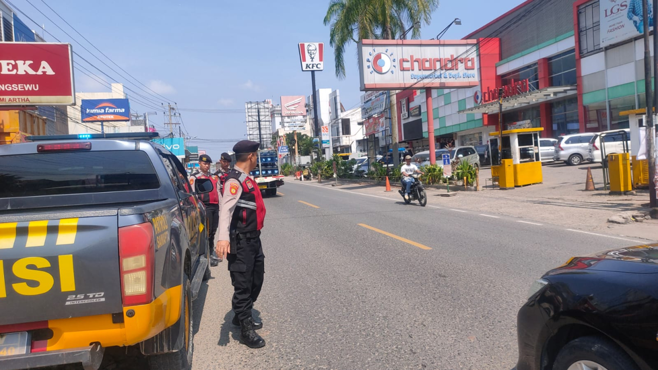 Sambut Nataru, Polres Pringsewu Intensifkan Patroli di Pusat Perbelanjaan dan Obyek Wisata