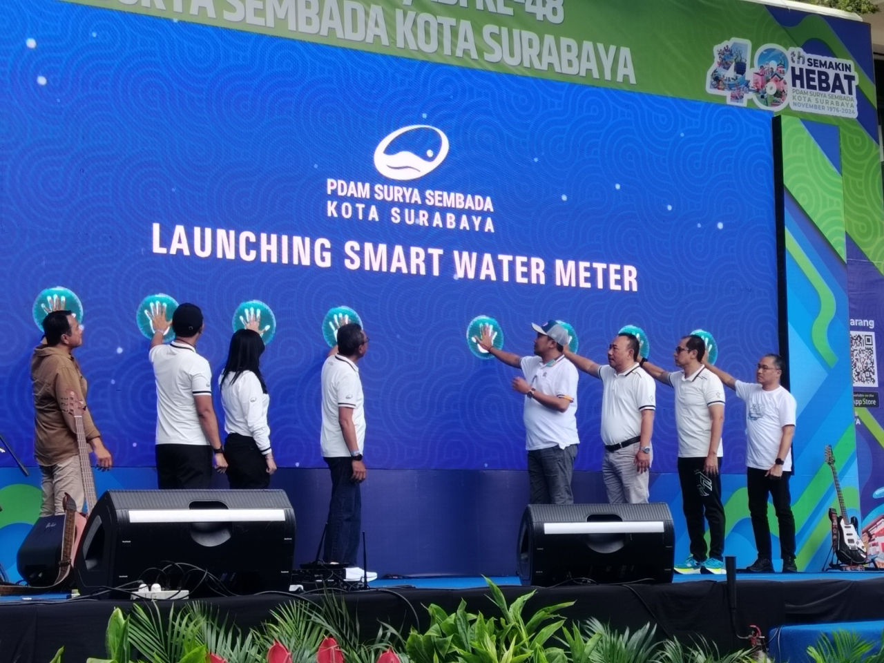 PDAM Surya Sembada Surabaya Luncurkan 1.000 Meter Air Pintar untuk Dukung Smart City