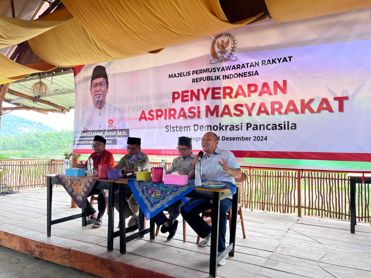 Dr. Almuzzammil Yusuf, M.Si. Anggota DPR/MPR RI dari Fraksi PKS, Gelar Kegiatan Penyerapan Aspirasi Masyarakat