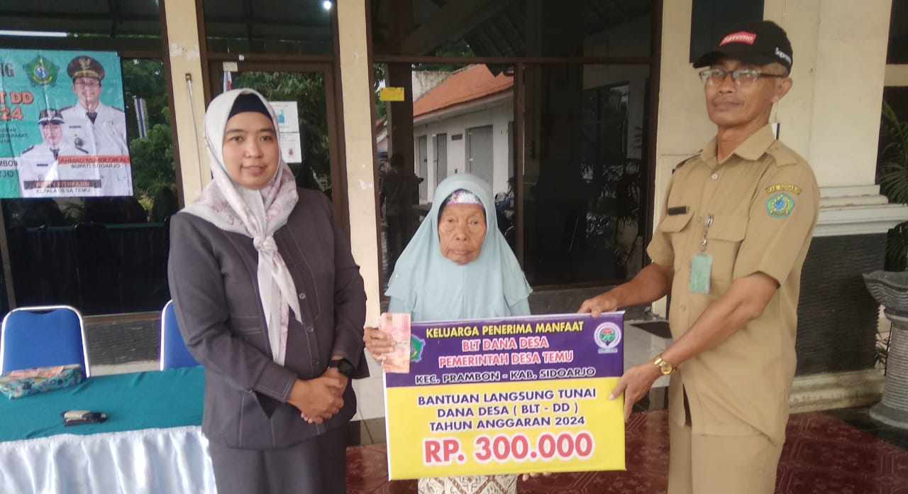 Pemdes Temu Salurkan BLT-DD Ke Penyandang Disabilitas dan Usia Lanjut