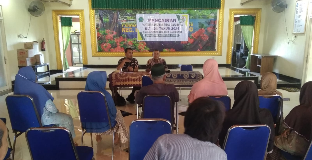 BLT DD Tiga Bulan Terakhir Dicairkan Pemdes Sedenganmijen