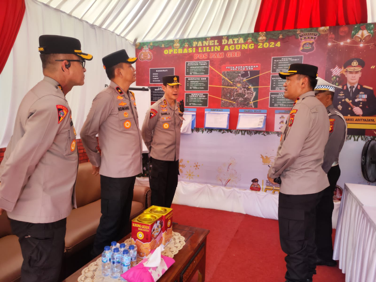 Kapolda Bali Kunjungi Pos PAM GBB untuk Pastikan Kesiapan Pengamanan Nataru 2024