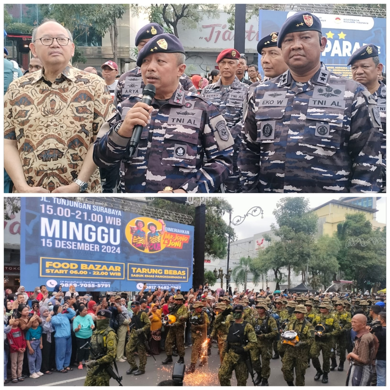 Antusias Masyarakat Surabaya Luar Biasa Perayaan Hari Armada RI yang Spektakuler di Kota Surabaya