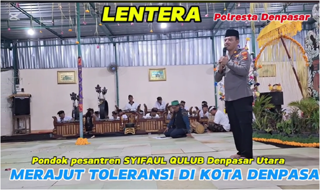 Safari Kamtibmas: Kasat Binmas Polresta Denpasar Edukasi Tokoh Agama di Pondok Pesantren Syifaul Qulub