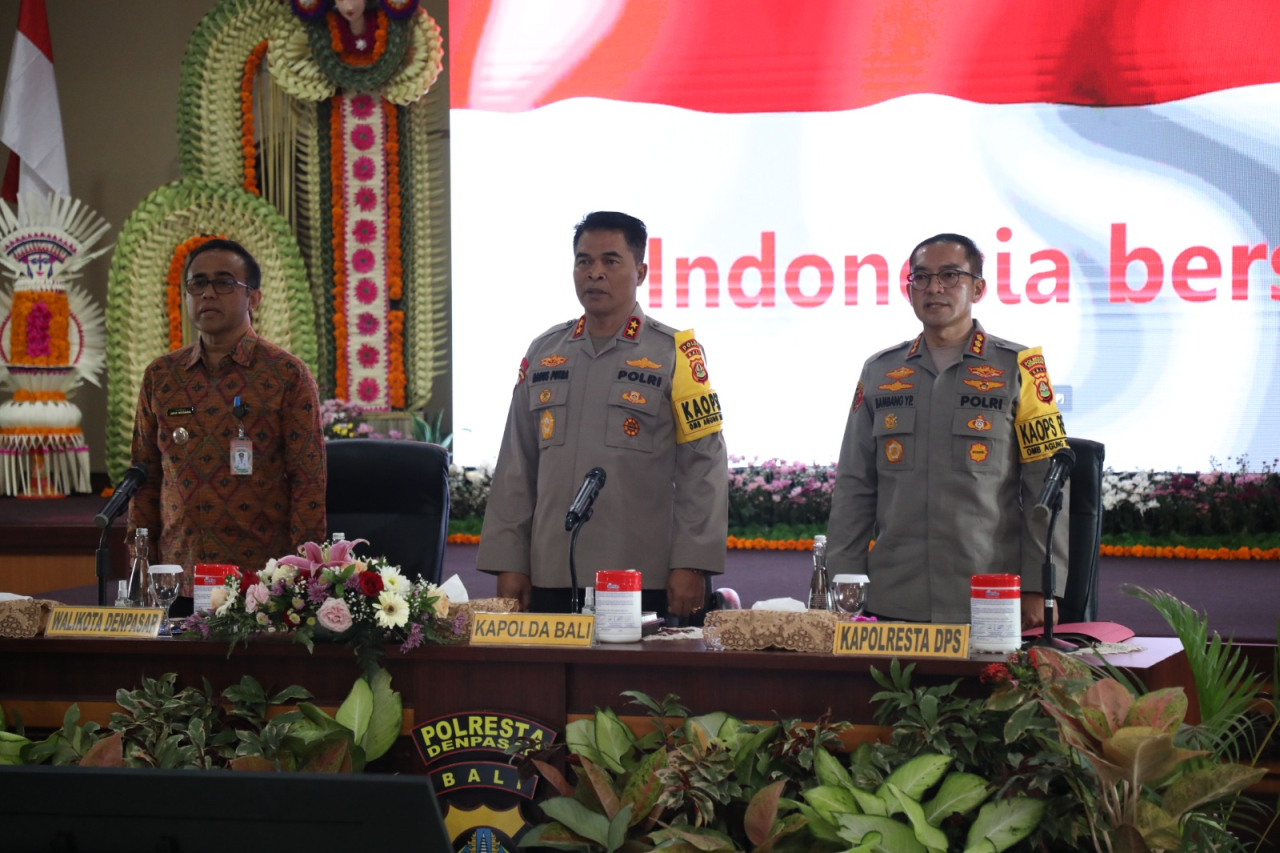 Cek Kesiapan Pengamanan Pemilu 2024, Kapolda Bali Laksanakan Kunker di Wilayah Polresta Denpasar*