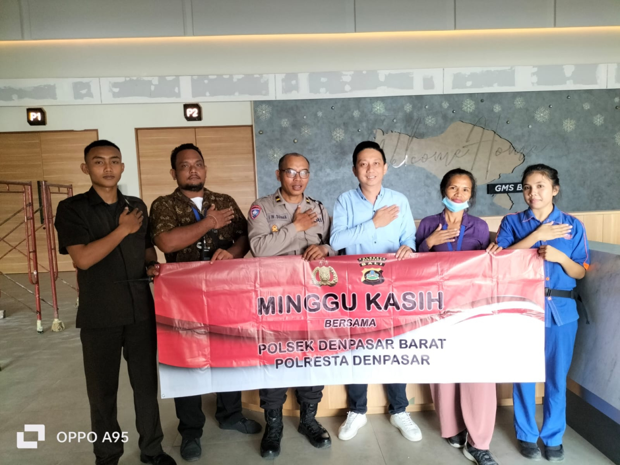 Dengan Mengoptimalkan Program Minggu Kasih Polsek Denbar Jalin Silaturahmi Bersama Jemaat Gereja