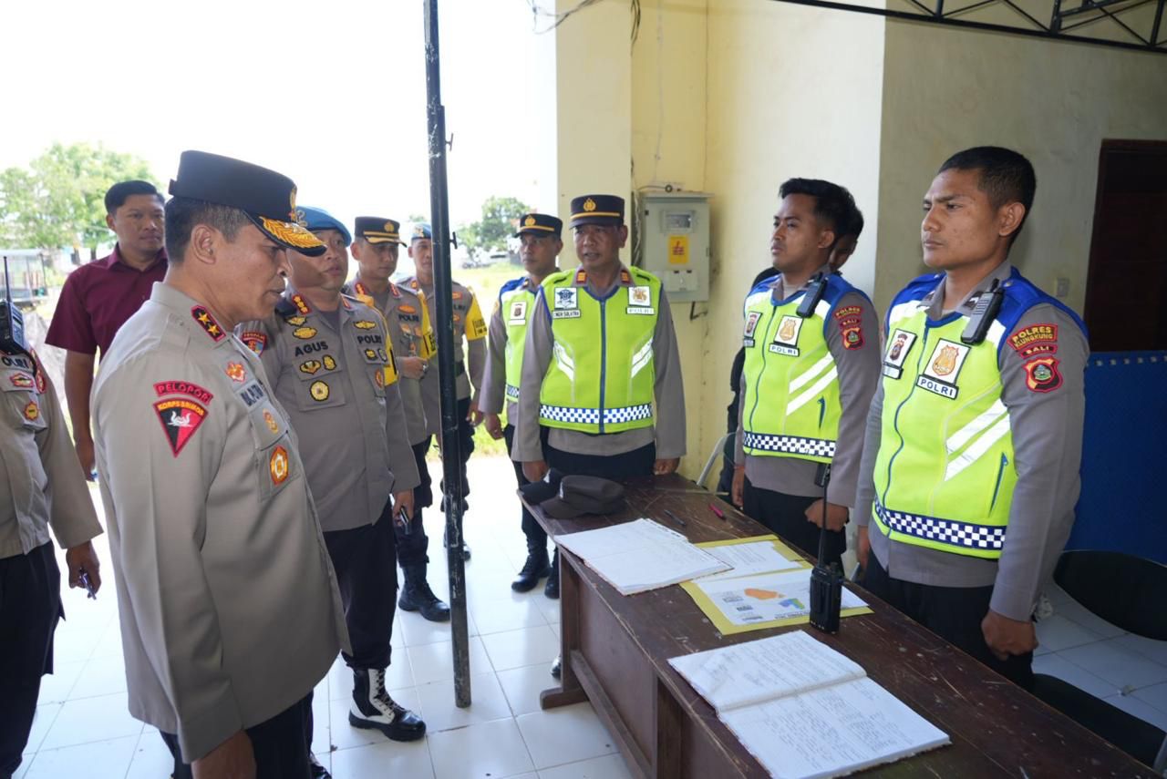 Kapolda Bali Cek Situasi Gudang PPK Nusa Penida*