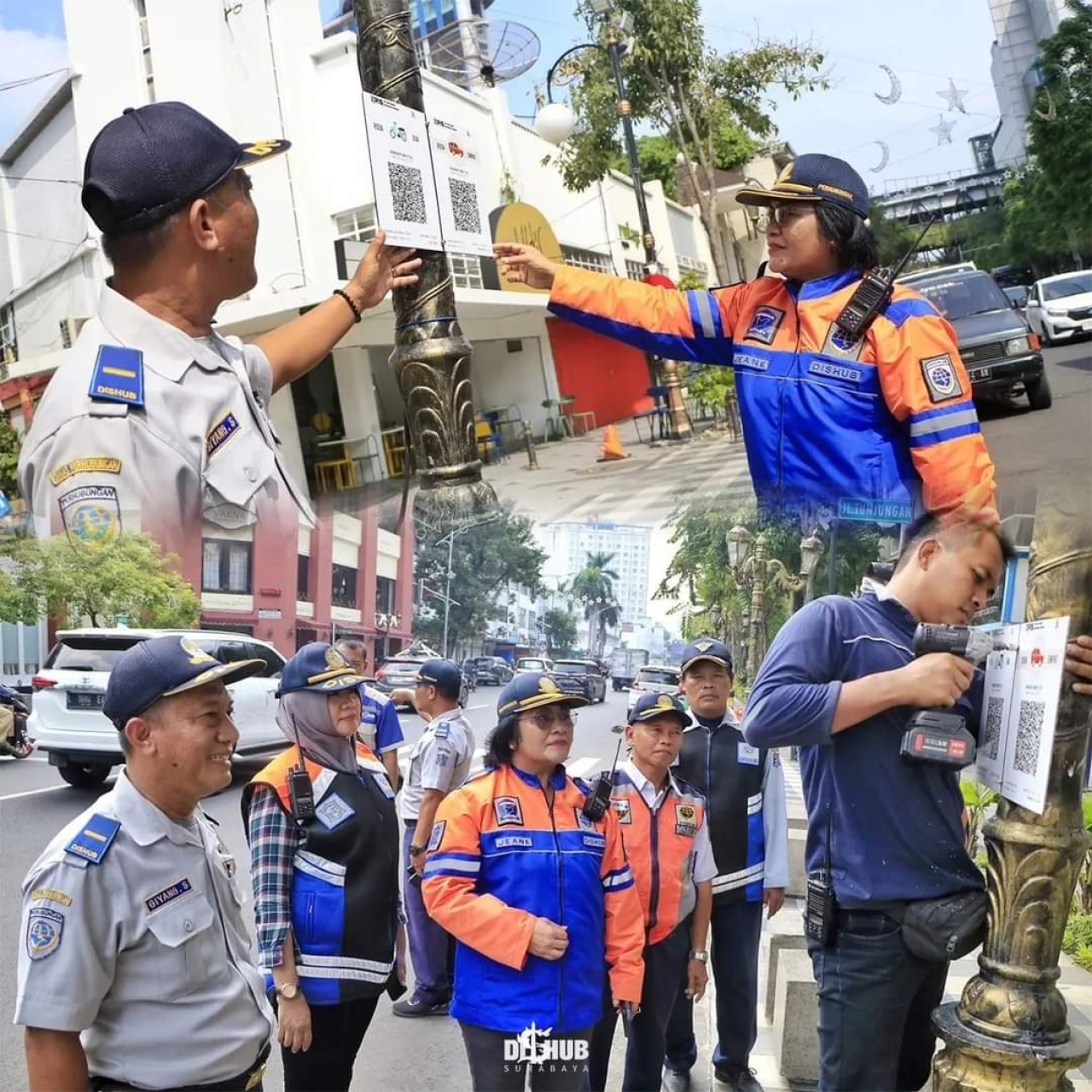 PEMKOT SURABAYA RESMI BERLAKUKAN BAYAR PARKIR DENGAN QRIS